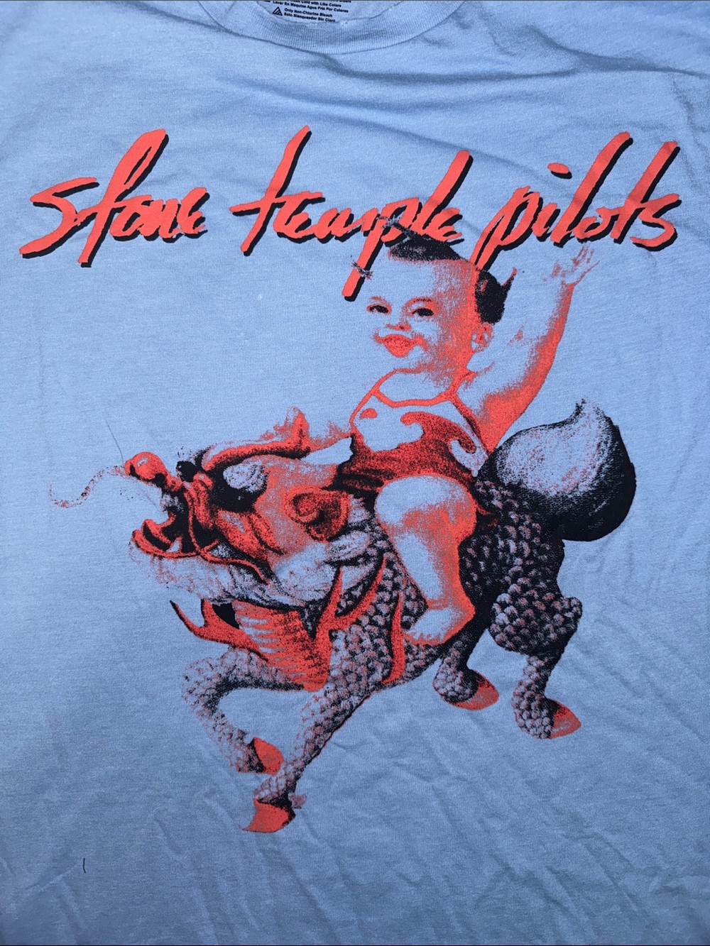 Logo Graphic Tee — Light Blue - Picture 3 of 5